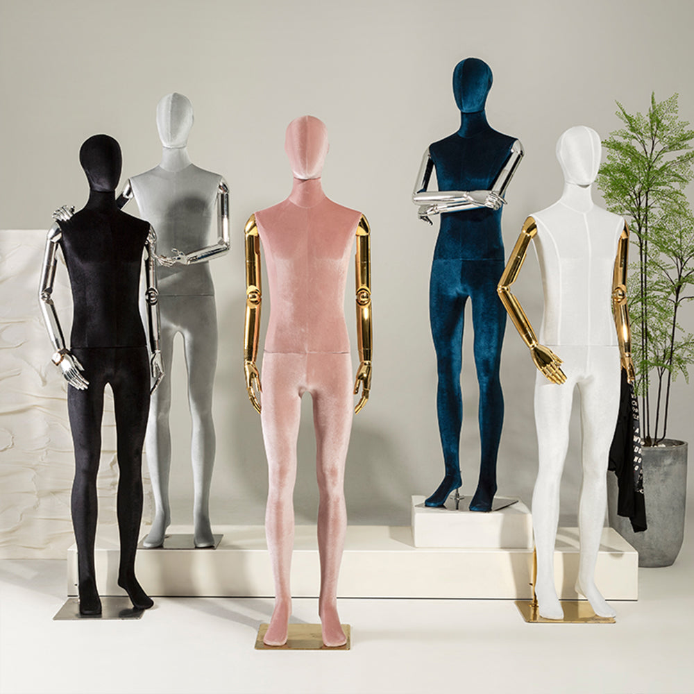 Full Body Mannequin Famale Male Dress Form Display, Manikin Torso
