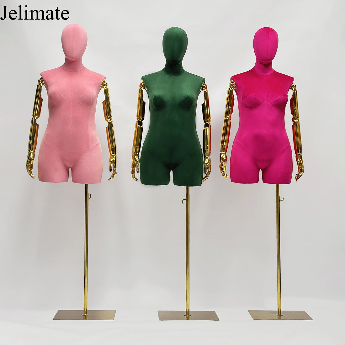 How To Use Jelimate Fashion Female Suede Fabric Wrapped Plus Size Mannequin To Enhance Your Plus Size Clothing Boutique Store's Image?