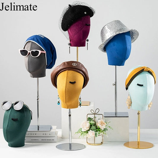 Boost Your Hat Boutique Stores : How to Perfect Your Luxury Hat Display with a Jelimate High Quality Suede Mannequin Head?