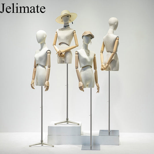 Twist into Style: Why Jelimate Luxury Half Body Female Twist Waist Mannequin  is a Must-Have for Boutique Store Display?