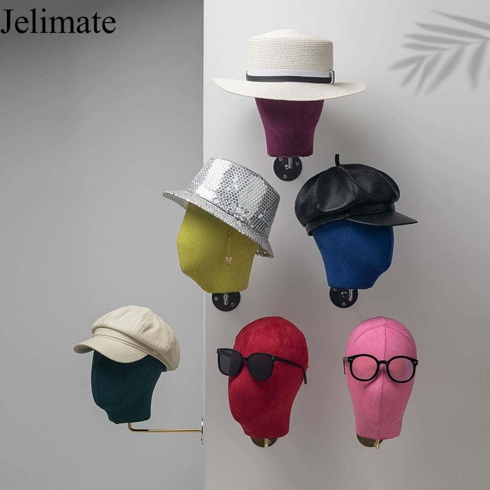 How To Choosing the Perfect Suede Mannequin Head Decoration for Your Fashion Boutique Stores?Jelimate Suede Mannequin Head Wall To Be Recommended