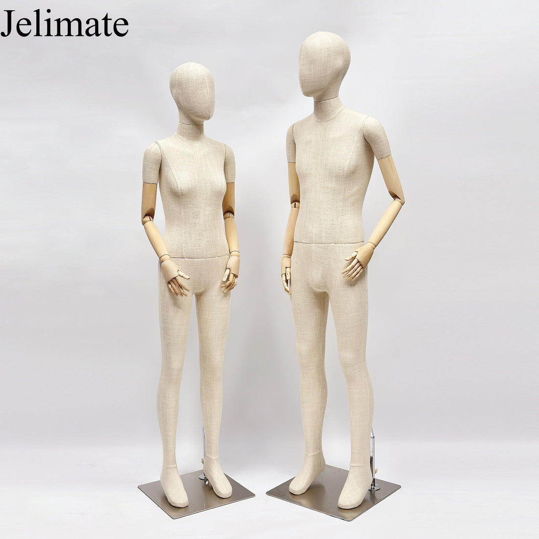 How To Use Jelimate High End Bamboo Linen Fabric Covered Teenage Boy Girl Full Body Mannequin with Wooden Hands To Bring Your Clothing Boutique Stores to Life ?