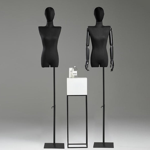 New Fashion Female Wide Shoulder Half Body Dress Form Mannequin Torso Style's Introduce