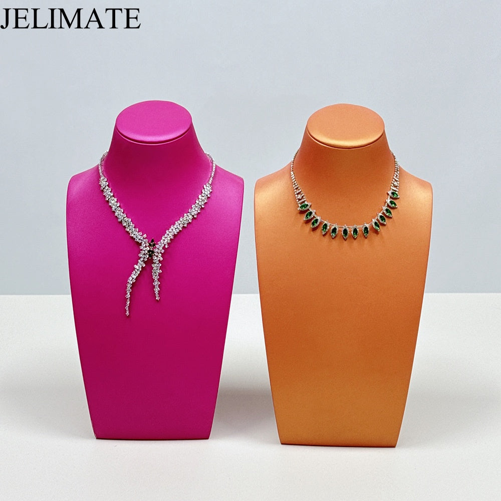 Stylish & Functional: Why Jelimate Leather Jewelry Display Busts Are Perfect for Jewelry Stores, Window Displays and Home Decor?