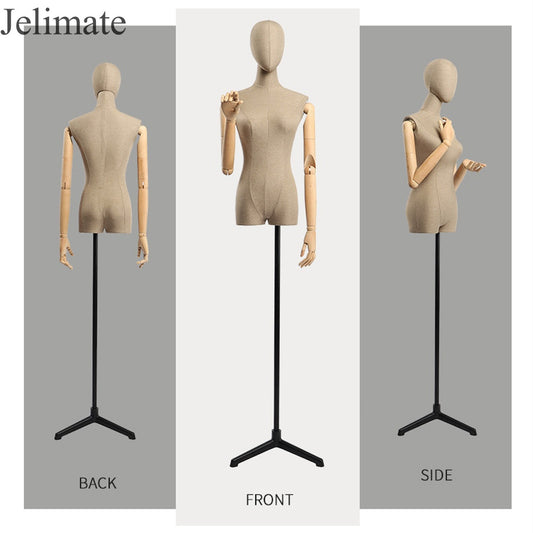 The Most Important Jelimate Female Fabric Wapped Mannequin Torso Props Every Fashion Clothing Boutique Store Needs!