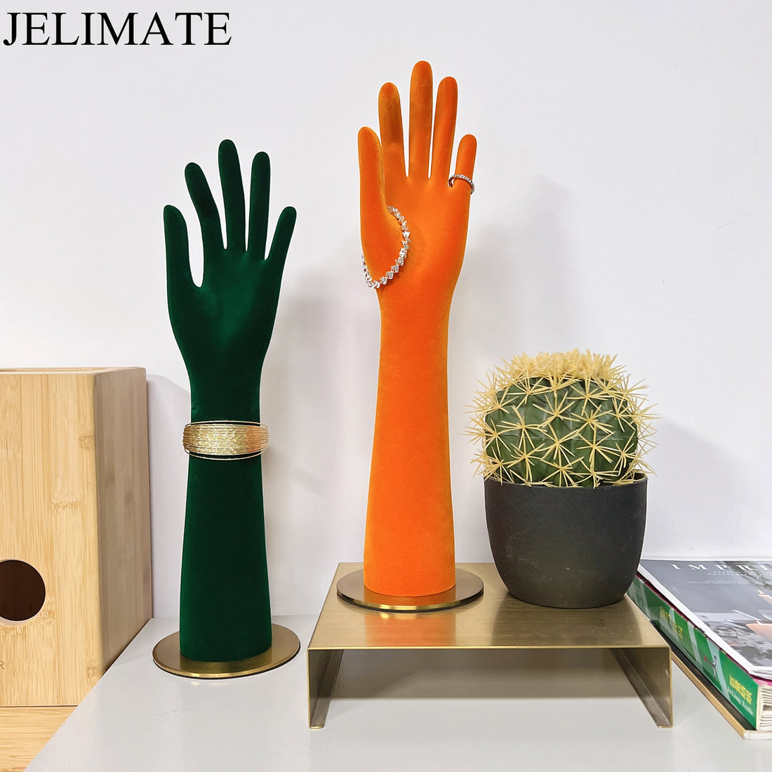 Elevate Your Boutique Store Display: Using JELIMATE High End Velvet Mannequin Hands to Highlight Jewelry and Accessories Displays