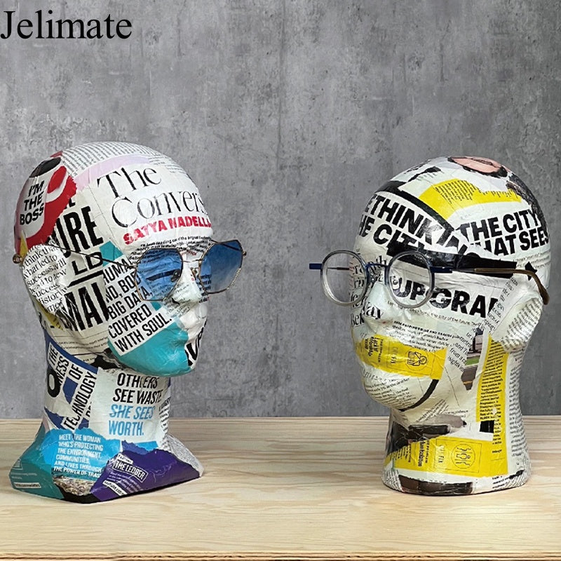 Why Jelimate Fashion Trendy Newspaper Display Mannequin Head Will Make Your Boutique Store Stand Out On the Street?