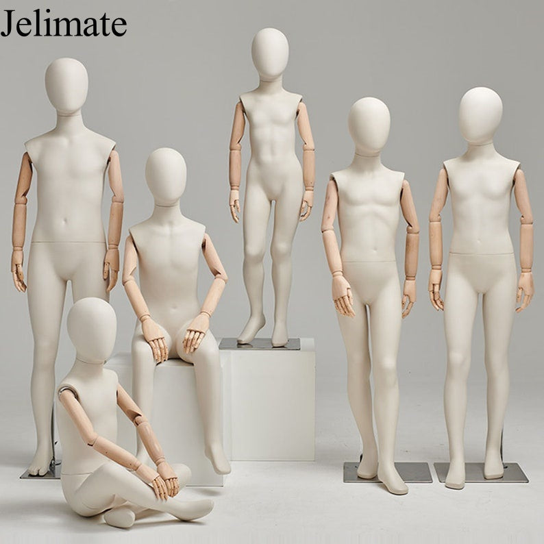 Showcase in Style: How To Use Jelimate High End Painting Kid Full Body Mannequins To Redefine Children Fashion Store Window Display?