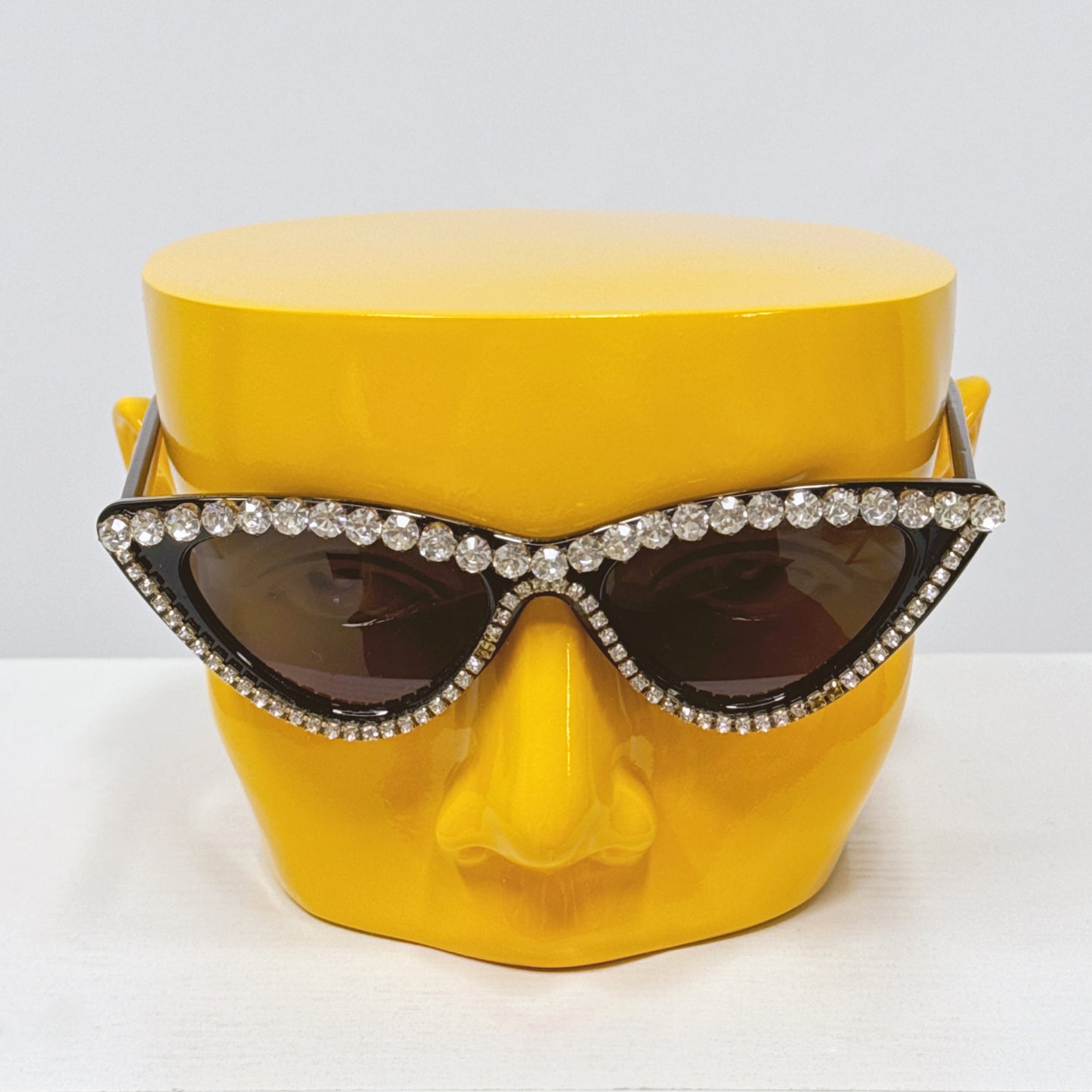 Cabeza de maniquí masculino de tienda boutique Jelimate, modelo de cabeza de exhibición de gafas de sol para escaparate, cabeza de maniquí de anteojos colorido para hombres, forma de vestido de exhibición