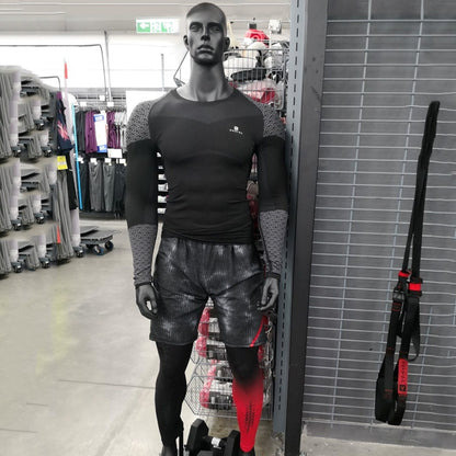 Jelimate Luxury Window Adult Male Mannequin Full Body,Muscle Sport Mannequin Torso With/Without Head,Clothing Dress Form Athletic Mannequin Fitness Model