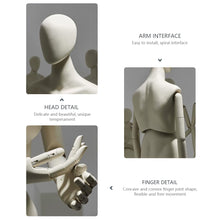 Load image into Gallery viewer, Jelimate Clothing Store Male Kid Female Mannequin Full Body,Window Display Twist Waist Family Dummy,Fiberglass Mannequin Torso Clothing Dress Form
