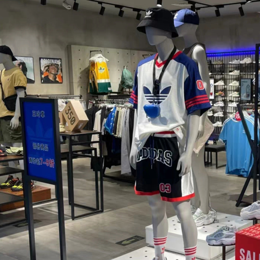 Maniquí de cuerpo completo masculino y femenino de alta calidad de Jelimate, maniquí deportivo de fibra de vidrio para jugar al golf y al tenis, modelo atlético para exhibición de ropa en escaparates