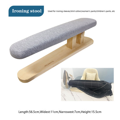 Jelimate Multi-functional Thickened Padded Wooden Ironing Stool Special Clothes Tailor Ironing Board Miniature Sleeve Board Household Pressing Board