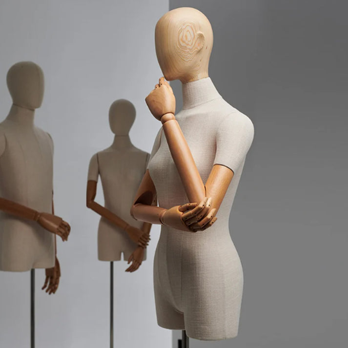 Jelimate  Flexible Female Male Mannequin Body with Soft Foam, Dress Form for Jewelry & Clothing Display main image 0