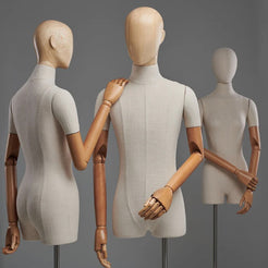 Jelimate Vintage Red Wooden Mannequin Hand Form,Shop Decoration Hand Dress Form,Sunglasses Hat Glove Jewelry Display Hand Model