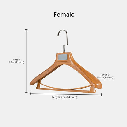 Jelimate Clothing Store Wide Shoulder Female Male Clothing Hanger Custom Logo Men Women Suit Hanger Display Clothes Hanger Household Hanging Clothing Rack