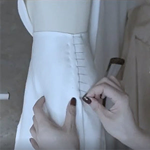 JMSIZE4 Forma di abito femminile a mezza scala per modellistica, manichino da cucito in miniatura in scala 1/2 per donna, mini manichino da sarto per stilista manichino drappeggiato per scuola di moda