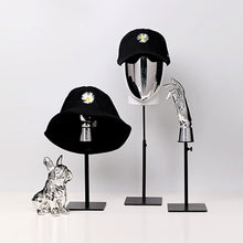 Load image into Gallery viewer, Jelimate High End Silver Gold Mannequin Head Stand,Window Display Golden Chrome Mannequin Hand,Hat Holder Wig Head Dress Form

