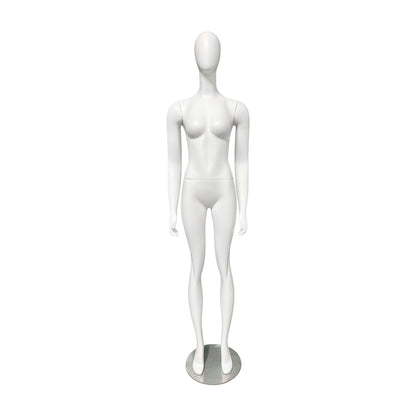 JELIMATE Half Scale Female Full Body Dress Form For Pattern Making,1/2 Scale Miniature Matte White Female Full Body Mannequin For Sewing,Mini Women Display Mannequin Dummy Lady Display Form JM300