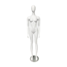 Lade das Bild in den Galerie-Viewer, JM300 Matte White Half Scale Female Dress Form For Pattern Making,1/2 Scale Miniature Mannequin for Women,Mini Display Mannequin Full Body for Fashion Designer Fashion School
