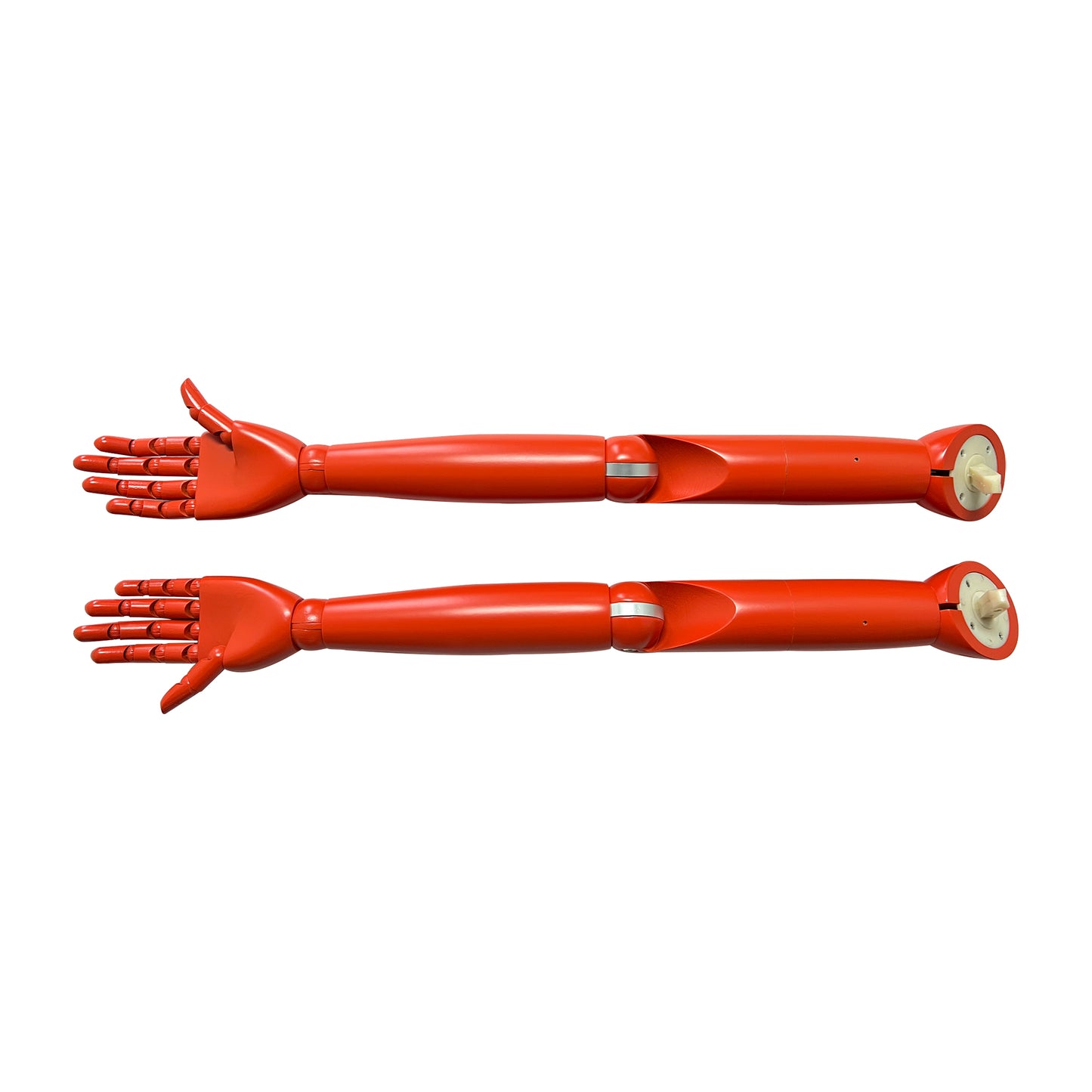 Jelimate Forma mobile di manichino in legno colorato a mano, modello a mano in legno con braccia di manichino femminile, supporto per manichino per esposizione di gioielli