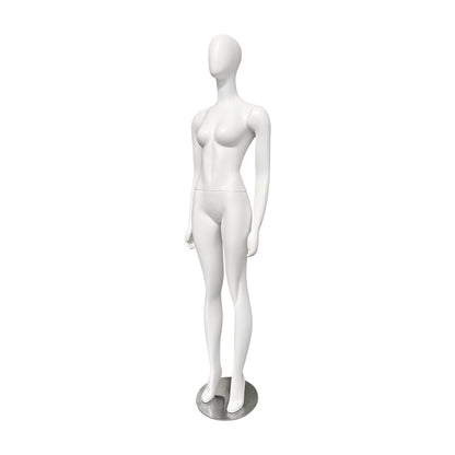 JELIMATE Half Scale Female Full Body Dress Form For Pattern Making,1/2 Scale Miniature Matte White Female Full Body Mannequin For Sewing,Mini Women Display Mannequin Dummy Lady Display Form JM300