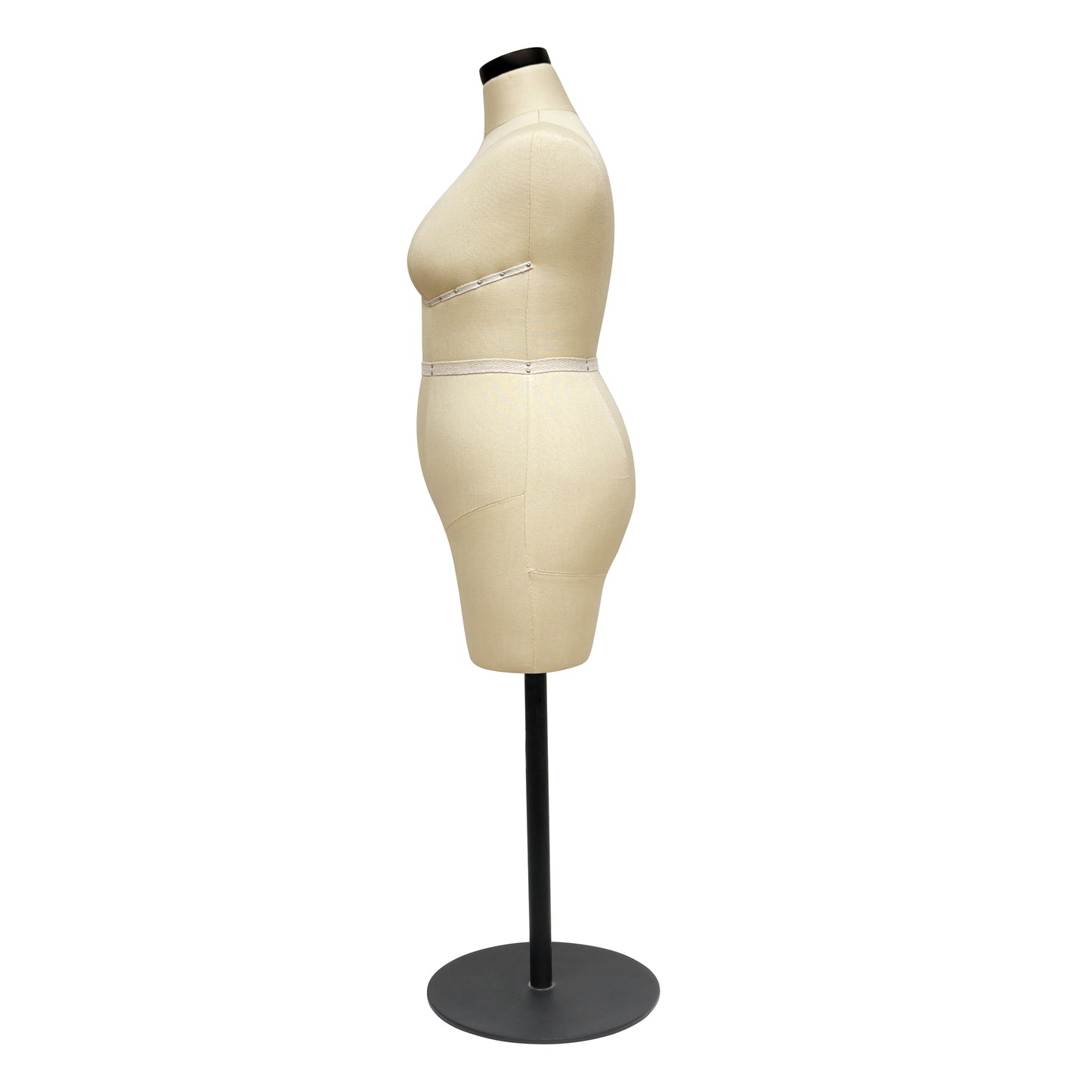 Jelimate Female Half Scale Dress Form,1:2 Miniature Dress Form For Sewing Mannequin Dressmaker Dummy,1/2 Scale Tailor Dress Form Mannequin for Draping,Size 20 Mini Female Plus Size Mannequin With Black Base