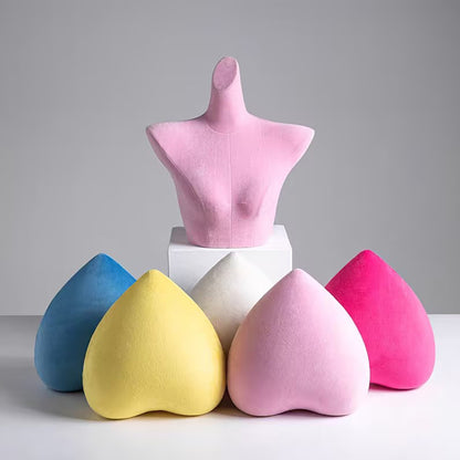 Jelimate Butt Mannequin Torso Female Hip Mannequin,Colorful Velvet Dress Form Underwear Mannequin Lower Body,Briefs Pant Trouser Clothing Mannequin