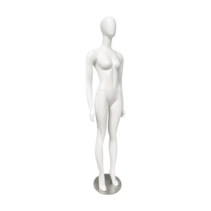 JELIMATE Half Scale Female Full Body Dress Form For Pattern Making,1/2 Scale Miniature Matte White Female Full Body Mannequin For Sewing,Mini Women Display Mannequin Dummy Lady Display Form JM300