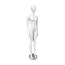 Lade das Bild in den Galerie-Viewer, JM300 Matte White Half Scale Female Dress Form For Pattern Making,1/2 Scale Miniature Mannequin for Women,Mini Display Mannequin Full Body for Fashion Designer Fashion School
