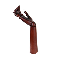 Load image into Gallery viewer, Jelimate Movable Wooden Hand Mannequin,High Quality Wood Mannequin Hand Display,Flexible Fingers Jewelry Display Props
