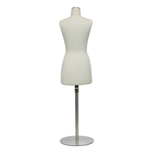 Load image into Gallery viewer, JM260 SIZE12 Half Scale Female Dress Form For Pattern Making,1/2 Scale Miniature Sewing Mannequin for Women,Mini Tailor Mannequin for Fashion Designer Fashion School Draping Mannequin
