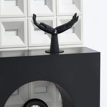 Load image into Gallery viewer, Jelimate High End Matte Black Wooden Hand Mannequin Display,Wood Mannequin Hand Dress Form,Hat Bag Jewelry Display Hand Model
