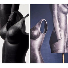 Lade das Bild in den Galerie-Viewer, Jelimate Custom 3D Hollow Black Mannequin Torso Female,Women Dress Form Mannequin for Clothing Display,Craft Sticker Display Stand Underwear Mannequin
