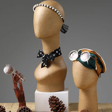 Lade das Bild in den Galerie-Viewer, Jelimate High Quality Brown Kraft Paper Mannequin Head Bust,Wig Head Mannequin Dress Form,Jewelry Headband Hat Display Head Form
