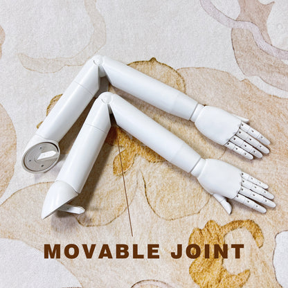 Soporte de mano de maniquí de plástico blanco para mujer de Jelimate, modelo de mano decorativo para mujer, accesorios de joyería, mano de maniquí para guantes, modelo de exhibición de joyería