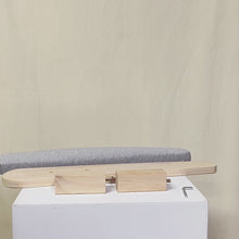 Load and play video in Gallery viewer, Jelimate Multi-functional Thickened Padded Wooden Ironing Stool Special Clothes Tailor Ironing Board Miniature Sleeve Board Household Pressing Board
