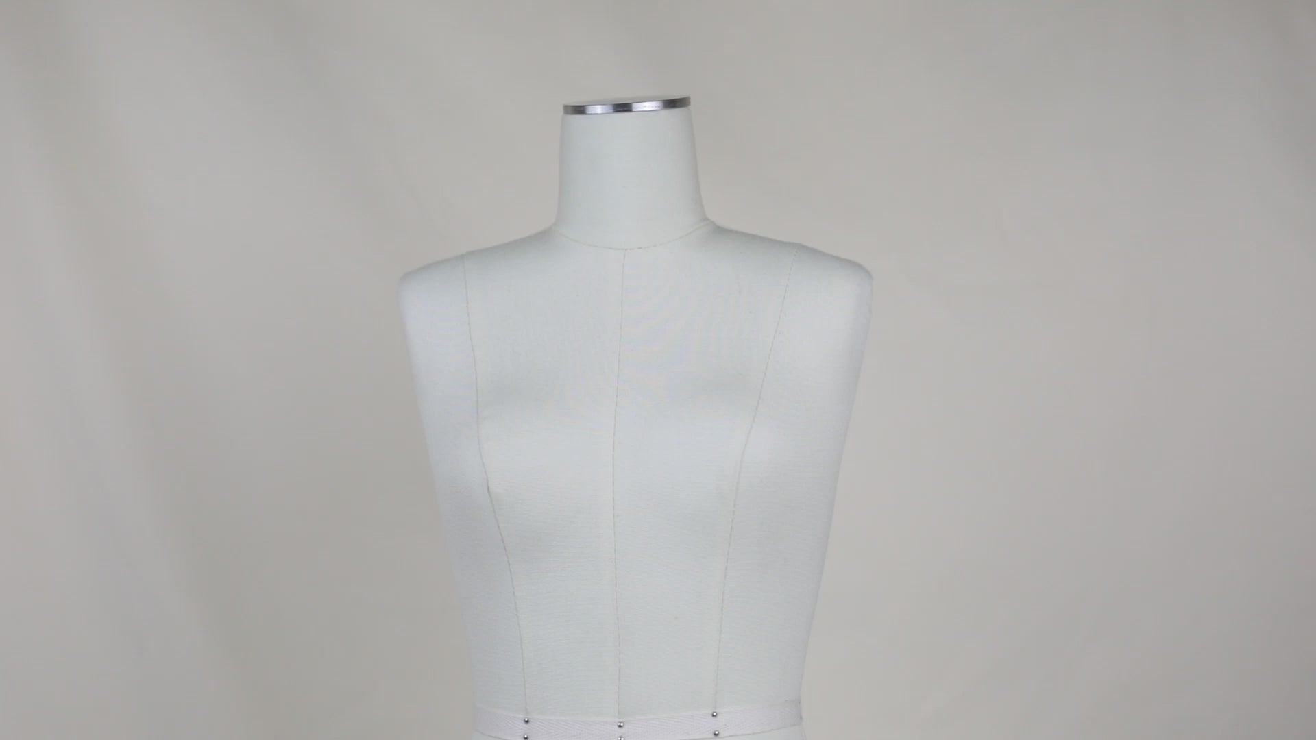 DE-LIANG Female Half Scale Dress Form Mannequin,Plus Size 16