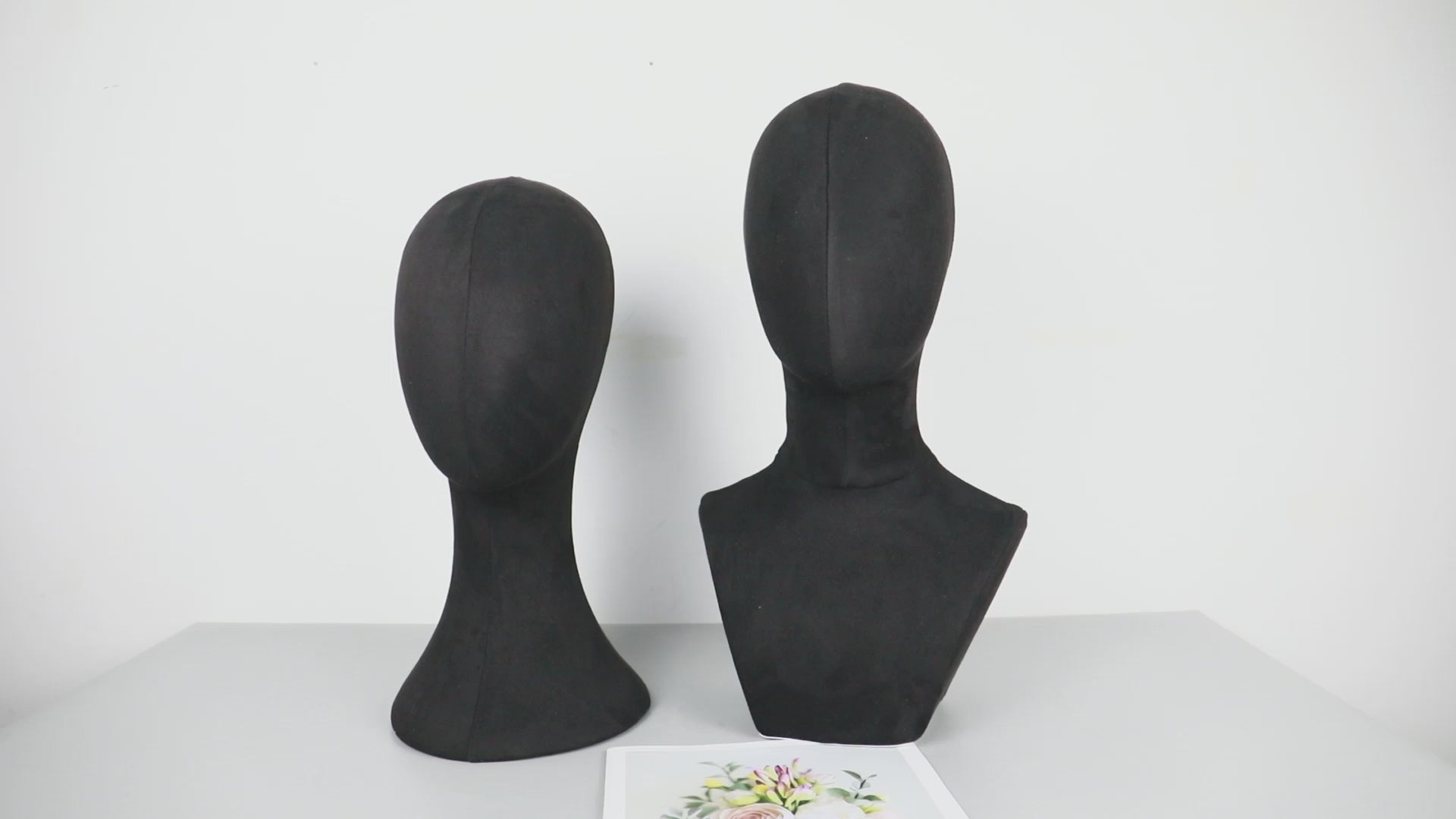 Jelimate Female Colored Velvet Head Mannequin Head Stand Jewelry Sungl –  JELIMATE