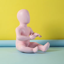 Lade das Bild in den Galerie-Viewer, Jelimate Colorful Kid Display Mannequin Torso Stand,Standing Sitting Pose Fiberglass Baby Mannequin,Kid Store Clothing Dress Form Child Model
