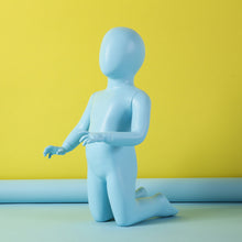 Load image into Gallery viewer, Jelimate Colorful Kid Display Mannequin Torso Stand,Standing Sitting Pose Fiberglass Baby Mannequin,Kid Store Clothing Dress Form Child Model
