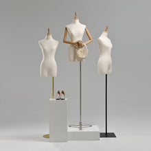 Load image into Gallery viewer, Jelimate Adult Female Headless Mannequin Torso Display Store Window Fabric Dress Form For Sewing Bust Model Display Clothing Rack Hanging Clothes Rack
