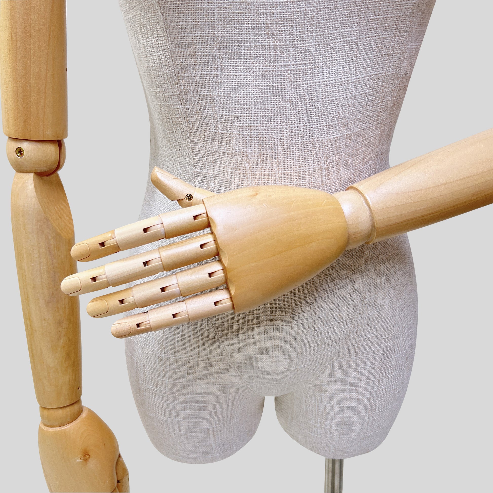 Flexible Wooden Hand Full Body The Mannequin 2 For Men Fashionable