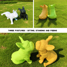 Load image into Gallery viewer, Standing Posture Dog Mannequin Colorful Bulldog Animal Sculpture Light Luxury Home Store Pet Dog Model Props Dog Ornaments
