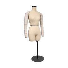 Load image into Gallery viewer, Jelimate Size 6 Female Half Scale Dress Form For Sewing,Mini Tailor Mannequin for Fashion Designer Pattern Making,Miniature Women Sewing Mannequin for Fashion School Draping Mannequin
