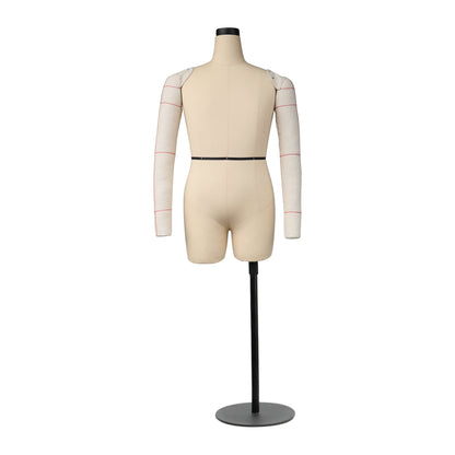 Jelimate Male Half Scale Dress Form For Sewing,Mini Tailor Mannequin for Fashion Designer Pattern Making,Miniature Men Sewing Mannequin for Fashion School Draping Mannequin