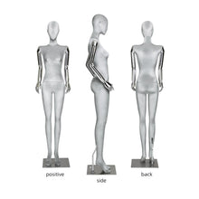 Load image into Gallery viewer, Jelimate Female Display Mannequin Full Body Half Body Sitting Pose Colorful Velvet Dress Form With Silver Hand Wig Head Display Dummy Bust Model
