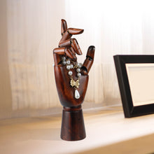 Lade das Bild in den Galerie-Viewer, Jelimate Vintage Red Wooden Mannequin Hand Form,Shop Decoration Hand Dress Form,Sunglasses Hat Glove Jewelry Display Hand Model
