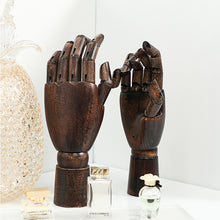 Lade das Bild in den Galerie-Viewer, Jelimate Vintage Female Mannequin Hand Stand,Movable Wooden Mannequin Hand Form,Gloves Ring Jewelry Display Hand
