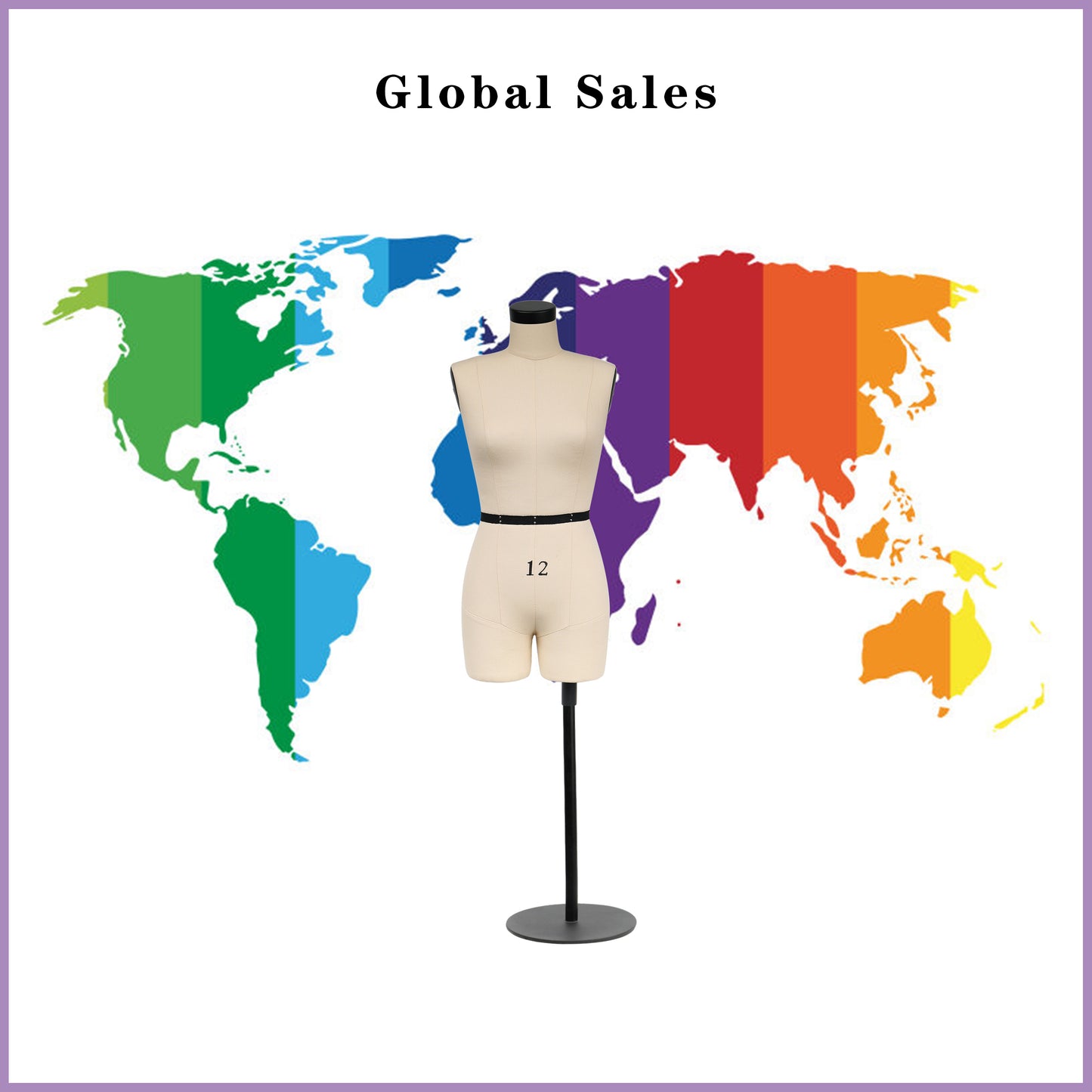 Jelimate Size 12 Female Half Scale Dress Form For Sewing,Mini Tailor Mannequin for Fashion Designer Pattern Making,Miniature Women Sewing Mannequin for Fashion School Draping Mannequin